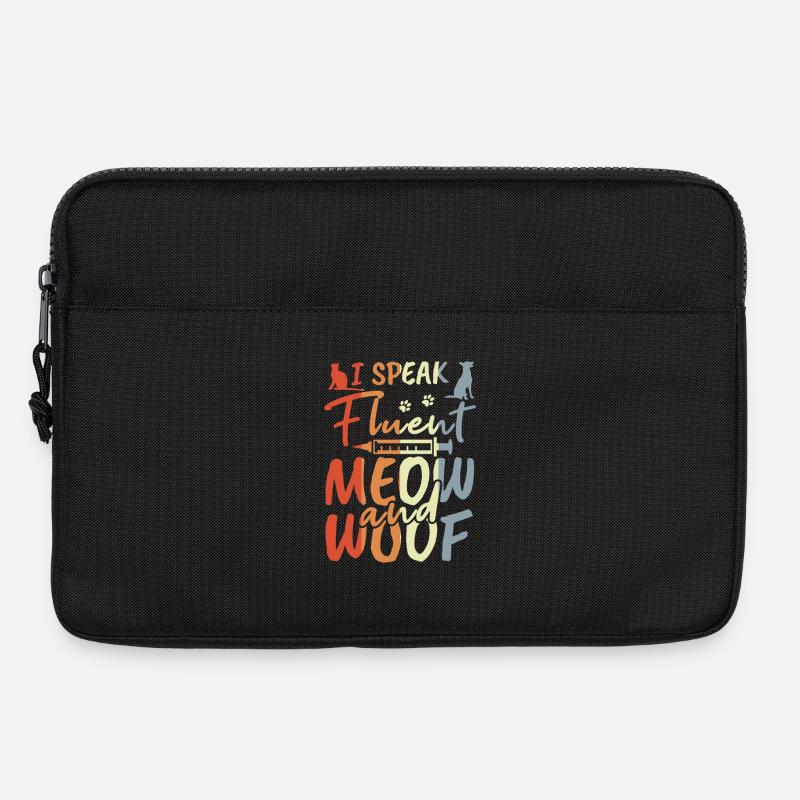 Tierarzt Witz - Laptoptasche 13" - Schwarz