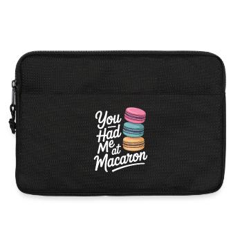 Macaron Französische Desserts - Laptoptasche 13" - Schwarz - Vorne