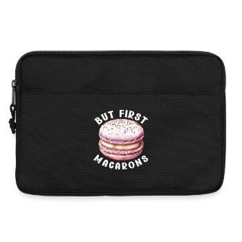 Macaron Französische Desserts - Laptoptasche 13" - Schwarz - Vorne