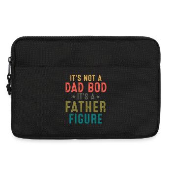 Figure paternelle : Pas un papa - Sacoche pour ordinateur portable 13 pouces - noir - Devant