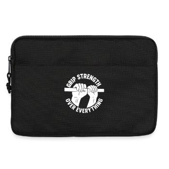 Calisthenics Grip Strength Over Everything Workout - Laptop bag 13" - black - Front