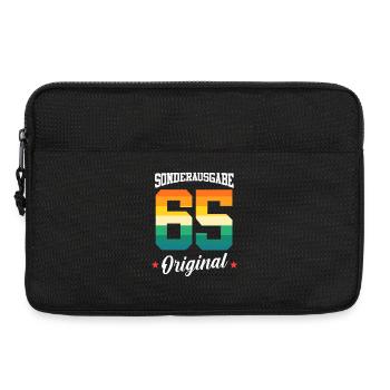 65 Birthday - Laptop bag 13" - black - Front