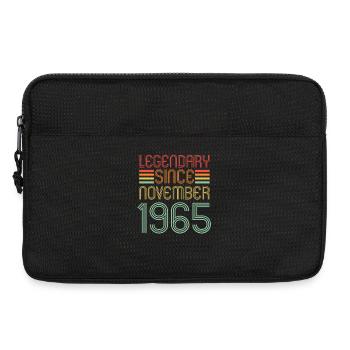 Legendary since November 1965, retro, birthday - Laptop bag 13" - black - Front