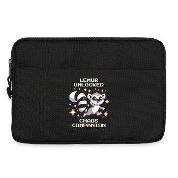 Lémurien débloqué | Compagnon du Chaos, RPG - Sacoche pour ordinateur portable 13 pouces - noir - Devant