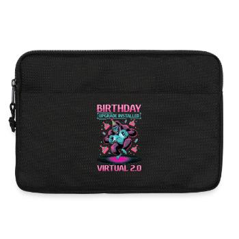 Anniversaire Gamer VR - Sacoche pour ordinateur portable 13 pouces - noir - Devant