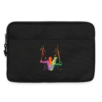 Kunstturner Ringe Kunstturnen - Laptoptasche 13" - Schwarz - Vorne