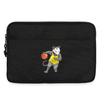 Beutelratte Basketballspieler Basketball Sport - Laptoptasche 13" - Schwarz - Vorne