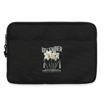 Birth Flowers Birth Flower December Daffodil - Laptop bag 13" - black - Front