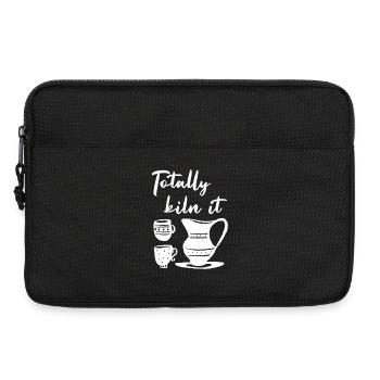 Totalement bin it illustration de cuisine de café - Sacoche pour ordinateur portable 13 pouces - noir - Devant