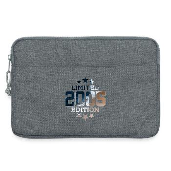 ÉDITION LIMITÉE 21E ANNIVERSAIRE 2005 - Sacoche pour ordinateur portable 13 pouces - gris chiné - Devant