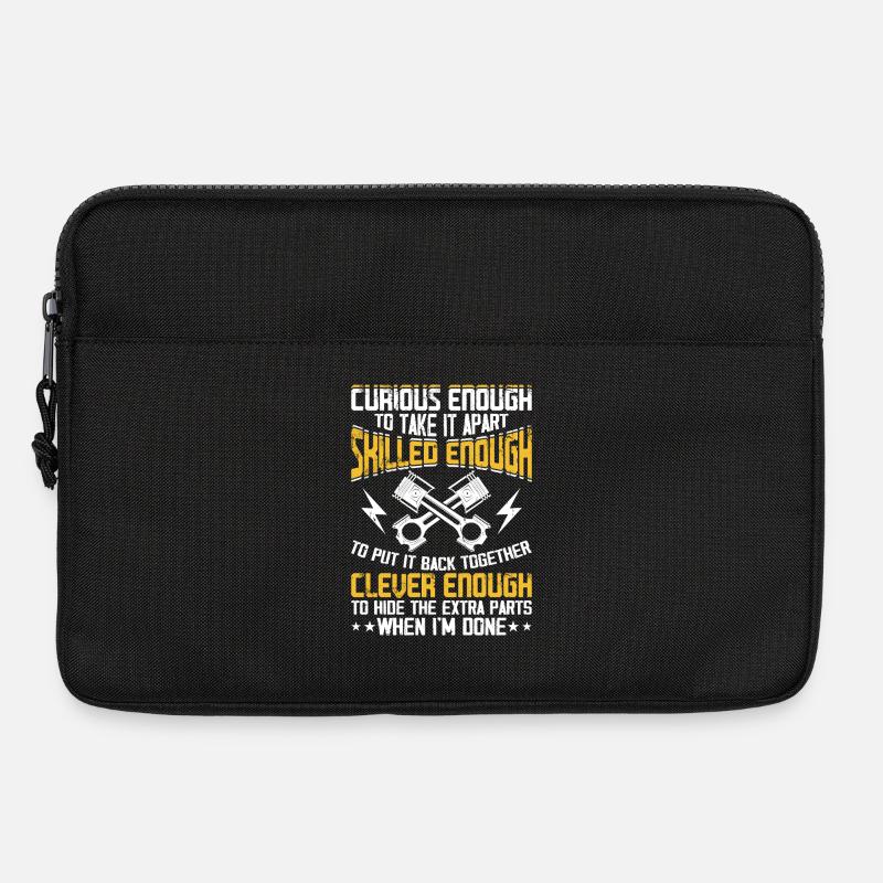 KFZ Mechaniker Mechatroniker Schrauber Geschenk - Laptoptasche 13" - Schwarz