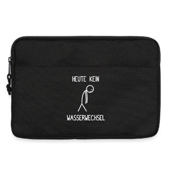 Heute kein Wasserwechsel Aquarianer Aquarium - Laptoptasche 13" - Schwarz - Vorne