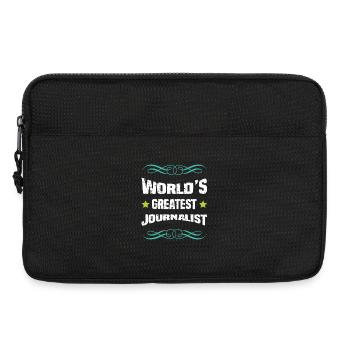 Weltbester Journalist - Laptoptasche 13" - Schwarz - Vorne
