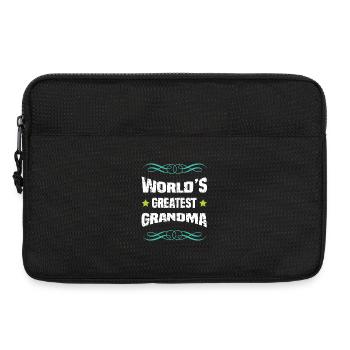 La plus grande grand-mère du monde - Sacoche pour ordinateur portable 13 pouces - noir - Devant