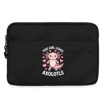 Axolotl Dire Axolotls Drôle Axolotl Cadeau - Sacoche pour ordinateur portable 13 pouces - noir - Devant