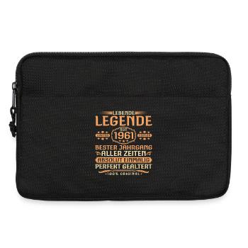 65ème Anniversaire - Légende depuis 1961 Millésime - Sacoche pour ordinateur portable 13 pouces - noir - Devant