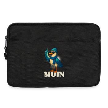Mouette fraîche - Moin - Sacoche pour ordinateur portable 13 pouces - noir - Devant
