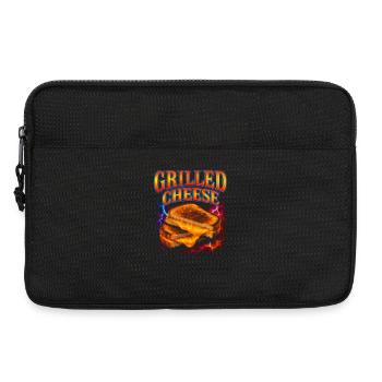 Gegrillter Käse Lieblingsessen Lustig Seltsam 90er - Laptoptasche 13" - Schwarz - Vorne