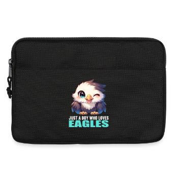 Adler - Laptoptasche 13" - Schwarz - Vorne