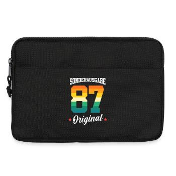 87 Birthday - Laptop bag 13" - black - Front