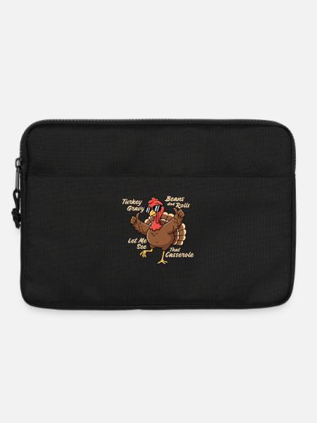 Lass mich den Herbsthumor des Auflaufs sehen - Laptoptasche 13" - Schwarz