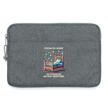 Stealth mode: after bedtime | Parents - Laptop bag 13" - heather grey - Front