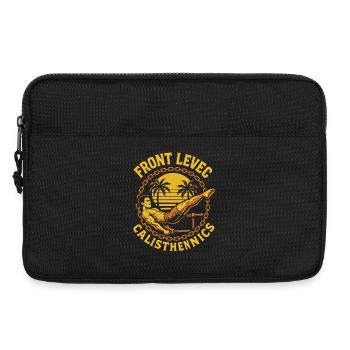 Front Levec Calisthenics Fitness Gym Entraînement - Sacoche pour ordinateur portable 13 pouces - noir - Devant