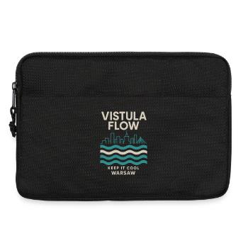 Vistula Flow Warsaw Skyline Design - Laptop bag 13" - black - Front