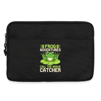 Frog Catcher Adventures Appelez la brave grenouille - Sacoche pour ordinateur portable 13 pouces - noir - Devant