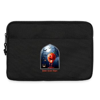 Fraise Halloween - Nuit effrayante aux baies - Sacoche pour ordinateur portable 13 pouces - noir - Devant