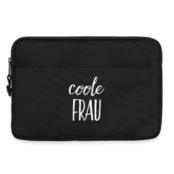 Cool woman - Laptop bag 13" - black - Front