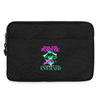 pierre de naissance - Sacoche pour ordinateur portable 13 pouces - noir - Devant