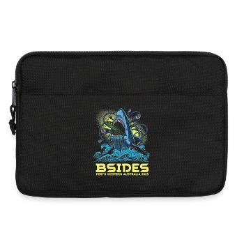 Shark Beat BSIDES Perth 2025 - Laptoptasche 13" - Schwarz - Vorne