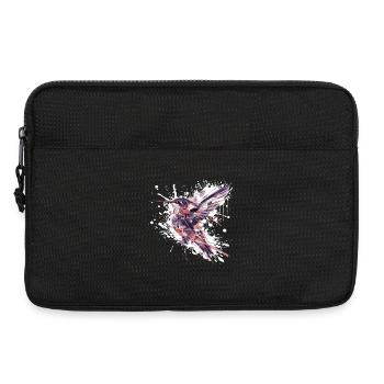 Aquarell Kolibri Spritzer - Laptoptasche 13" - Schwarz - Vorne