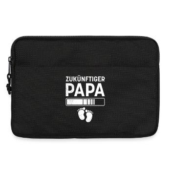 Werdender Vater ZUKÜNFTIGER PAPA Lustiges - Laptoptasche 13" - Schwarz - Vorne