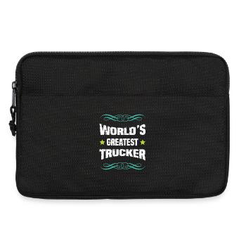World's Greatest Trucker - Laptop bag 13" - black - Front