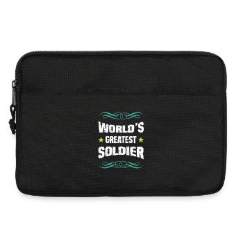 Weltbester Soldat - Laptoptasche 13" - Schwarz - Vorne