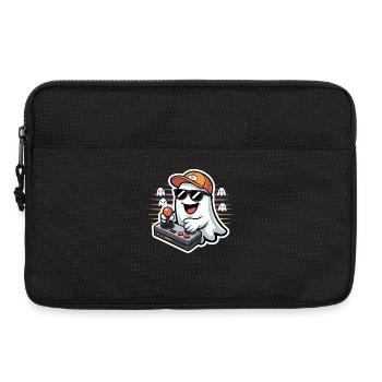 Retro Gamer Halloween Geist - Laptoptasche 13" - Schwarz - Vorne