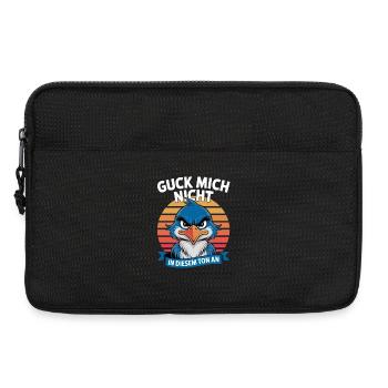 Guck Mich Nicht In Diesem Ton An Lustiger Vogel - Laptoptasche 13" - Schwarz - Vorne