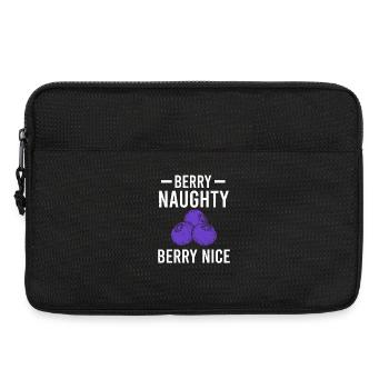 Blueberry Lustige Obst  Frucht Blaubeere Vintage B - Laptoptasche 13" - Schwarz - Vorne
