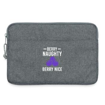 Blueberry Lustige Obst  Frucht Blaubeere Vintage B - Laptoptasche 13" - Grau meliert - Vorne