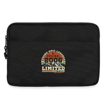 20 Years 2006 Vintage Birthday Gift - Laptop bag 13" - black - Front