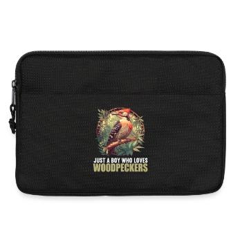 Spechte Specht - Laptoptasche 13" - Schwarz - Vorne