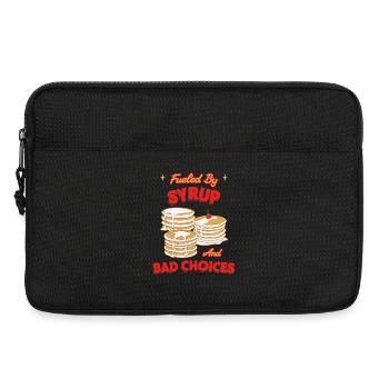 Butter Waffles Breakfast Fan Shirt - Laptop bag 13" - black - Front