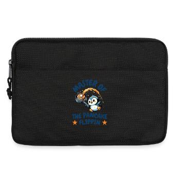 Waffelteig Backen Geschenk für Foodies - Laptoptasche 13" - Schwarz - Vorne