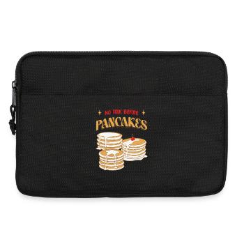 Butter Waffles Breakfast Fan Shirt - Laptop bag 13" - black - Front
