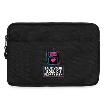 Speichere Deine Seele Auf Floppy Disk - Laptoptasche 13" - Schwarz - Vorne