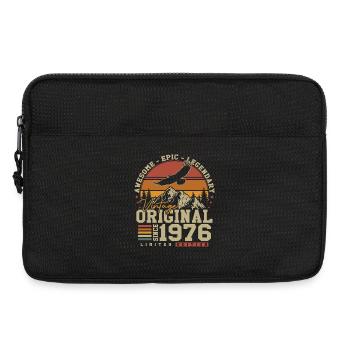 Original 1976 Jahrgang Vintage Geburtstag Retro - Laptoptasche 13" - Schwarz - Vorne