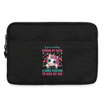 Unicorn - Laptop bag 13" - black - Front