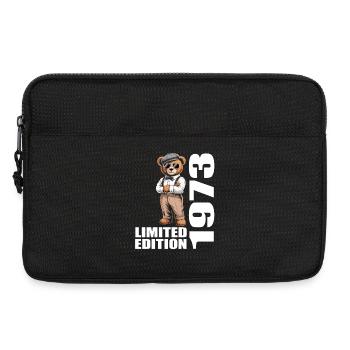1973 Limited Edition Bär Geburtstag 1973 - Laptoptasche 13" - Schwarz - Vorne